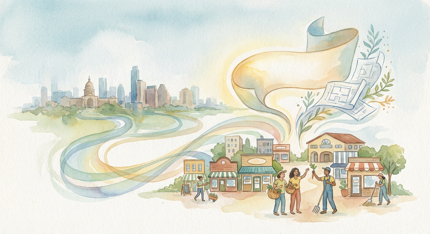 Illustration for Austin's $50 Million Community Wealth Fund: The Real Story Behind the Model 12 Cities Want to Copy