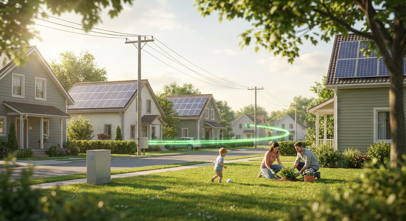 Illustration for Why Your Neighbor's Tesla Solar Roof Is Actually Helping Lower Everyone's Electric Bills